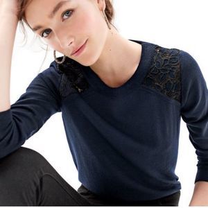 J. Crew Tippi Lace Sweater